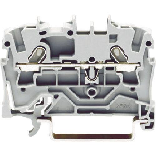 WAGO spring type relay terminal block for 2001 series 2-wire system gray color
