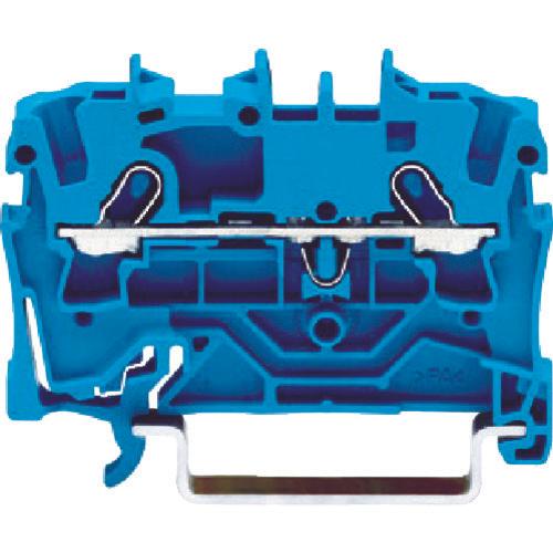 WAGO spring type junction terminal block for 2001 series 2-wire type blue