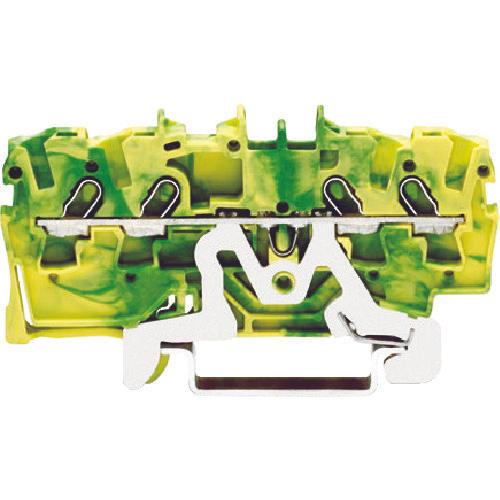 WAGO spring-type junction terminal block for 2001 series 4-wire system for grounding