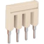 จั้มเปอร์แบบเสียบ 4 ขั้ว สำหรับ WAGO 2001 series (10 ชิ้น)