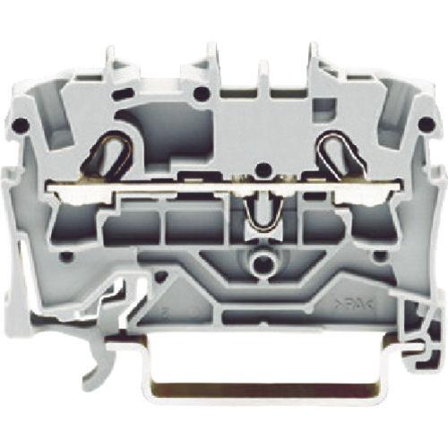 WAGO spring type relay terminal block for 2002 series 2 wire system gray color