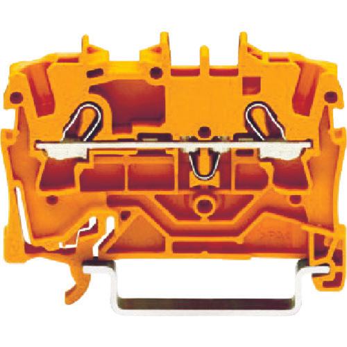 WAGO spring type relay terminal block for 2002 series 2-wire type orange