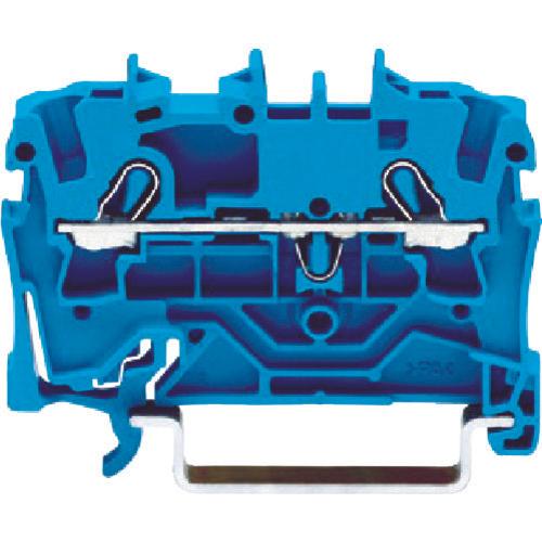 WAGO spring type relay terminal block for 2002 series 2-wire type blue