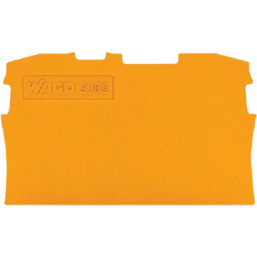 WAGO terminal block end plate 2001/2002/2201/2202 series shared 2-wire orange 10 pieces