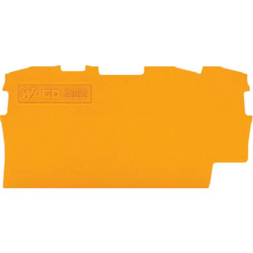 WAGO terminal block end plate 2001/2002/2201/2202 series shared 3-wire orange 10 pieces