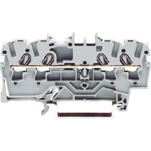 WAGO spring type relay terminal block for 2002 series 4-wire system gray color