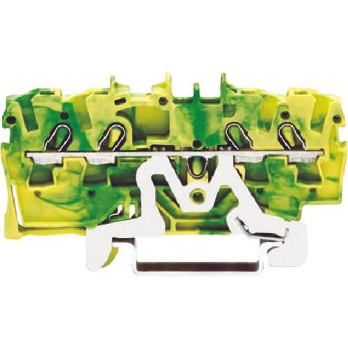WAGO spring-type relay terminal block for 2002 series 4-wire system for grounding