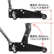 画像をギャラリービューアに読み込む, アストロプロダクツ　２．５ＴＯＮ　ガレージジャッキ
