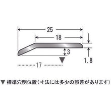 Load image into gallery viewer, ASSIST floor hardware 20-111 Gardner Bender head presser hole drilling aluminum bronze 1/2 standard length 2.00M
