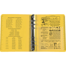 โหลดรูปภาพลงในโปรแกรมดูแกลเลอรี RITR แฟ้มสันห่วง 1 สัน สีเหลือง
