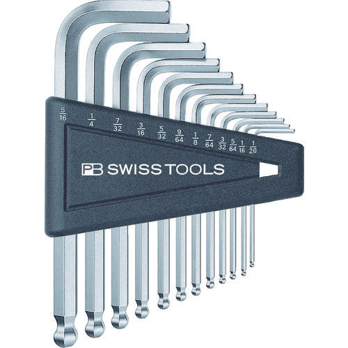 Bộ cờ lê lục giác PB SWISS TOOLS Tools có bi (inch)