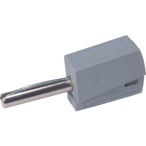 WAGO banana plug gray 4 pieces