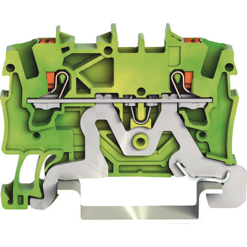 WAGO push button operation type spring type earth terminal block 2201 series for 2 wire system