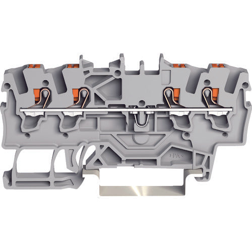 WAGO push-button operation type spring-type junction terminal block 2201 series for 4-wire system