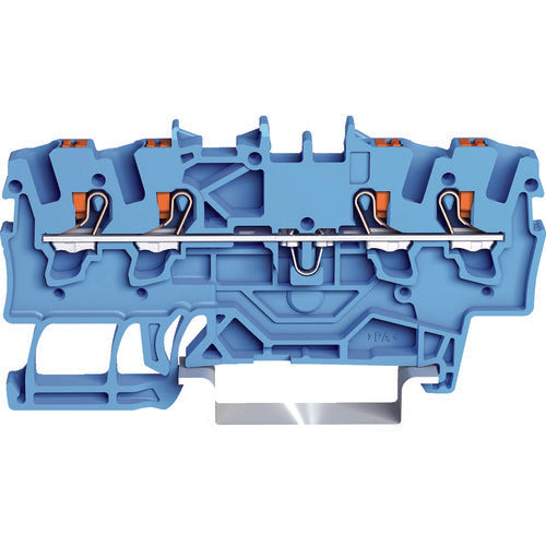 WAGO push-button operation type spring-type junction terminal block 2201 series for 4-wire system