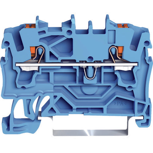 WAGO push-button operation type Spring-loaded relay terminal block 2202 series for 2-wire system