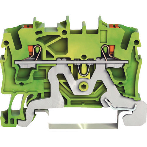 WAGO push button operation type spring type earth terminal block 2202 series for 2 wire system