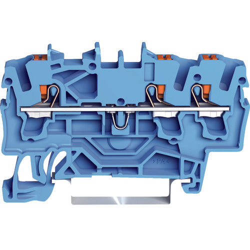 WAGO push-button operation type spring-loaded junction terminal block 2202 series for 3-wire system