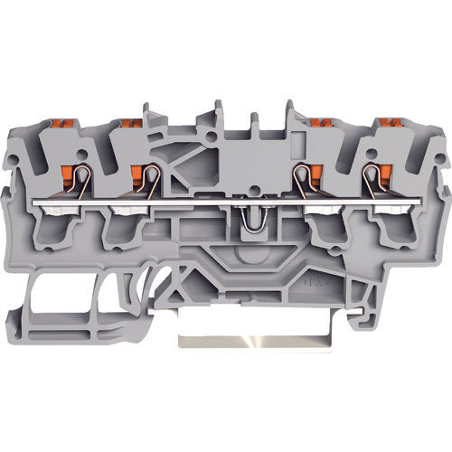 WAGO push-button operation type spring-type junction terminal block 2202 series for 4-wire system