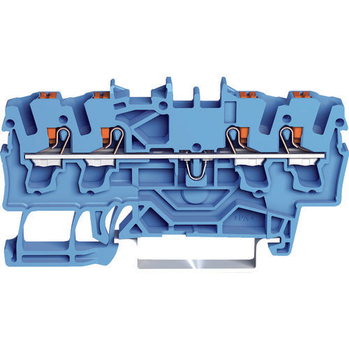 WAGO push-button operation type spring-type junction terminal block 2202 series for 4-wire system