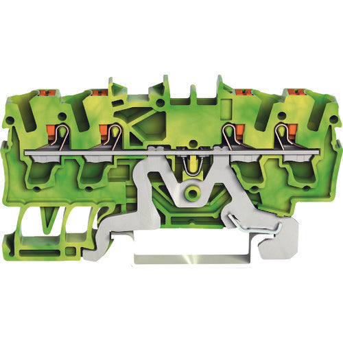 WAGO push-button operation type spring-type junction terminal block 2202 series for 4-wire system
