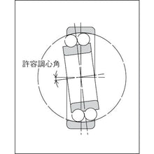 画像をギャラリービューアに読み込む, ＮＴＮ　自動調心玉軸受（すきま大タイプ）内輪径６０ｍｍ外輪径１１０ｍｍ幅２８ｍｍ
