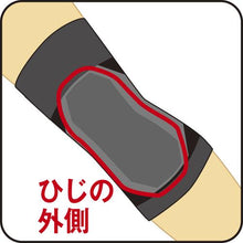 画像をギャラリービューアに読み込む, 興和　バンテリンサポーター　ひじ用大きめサイズ（ブラック）　　（１個入）
