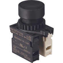 Tải hình ảnh vào trình xem thư viện, Công tắc nút nhấn TRUSCO Φ25 1a-1b màu đen
