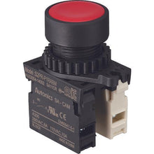 Tải hình ảnh vào trình xem thư viện, Công tắc nút nhấn TRUSCO Φ25 1a-1b đỏ
