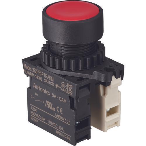 Công tắc nút nhấn TRUSCO Φ25 1a-1b đỏ