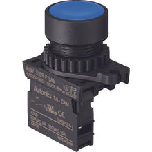 Tải hình ảnh vào trình xem thư viện, Công tắc nút nhấn TRUSCO Φ25 1a xanh dương
