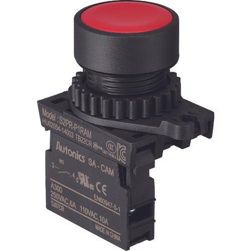 Công tắc nút bấm TRUSCO Φ25 1a đỏ