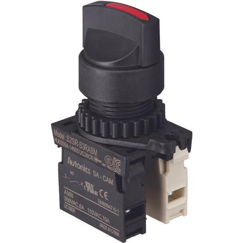 Công tắc chọn TRUSCO Φ25 90° 2 rãnh 1a-1b đỏ