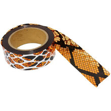 Load image into gallery viewer, DIO snake tape 1Pk = 2 colors (1 green snake pattern, 1 orange snake pattern)
