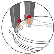 Load image into gallery viewer, GEDORE Surface Contact Snap Ring Pliers Curved Hole 8000 JE01 85-140mm
