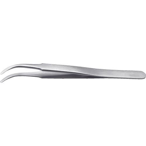 ｉｄｅａｌｔｅｋ　耐酸耐磁ステンレスピンセット　１２０ｍｍ　先曲タイプ