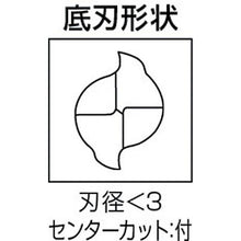 画像をギャラリービューアに読み込む, 三菱Ｋ　２枚刃汎用エンドミル（Ｍタイプ）
