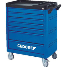 画像をギャラリービューアに読み込む, ＧＥＤＯＲＥ　ツールトローリー　引出７段　８０ｘ５　１６２．５ｘ２（２９７７３１１）
