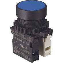 โหลดรูปภาพลงในโปรแกรมดูแกลเลอรี สวิตช์ปุ่มกด TRUSCO Φ30 1a-1b สีน้ำเงิน
