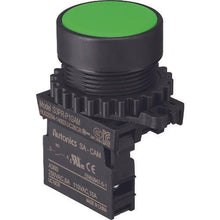 Tải hình ảnh vào trình xem thư viện, Công tắc nút nhấn TRUSCO Φ30 1a Xanh lục
