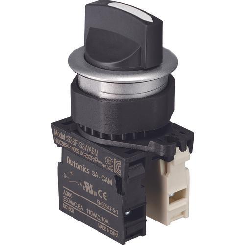 Công tắc chọn TRUSCO Φ30 90° 2 rãnh 1a-1b màu trắng