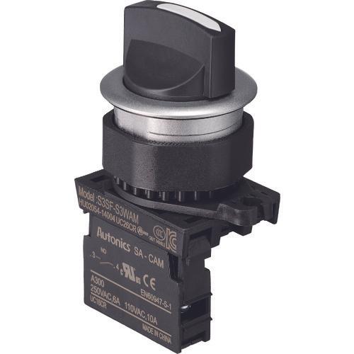 Công tắc chọn TRUSCO Φ30 90° 2 rãnh 1a màu trắng