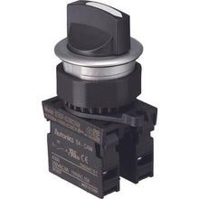 Tải hình ảnh vào trình xem thư viện, Công tắc chọn TRUSCO Φ30 90° 2 rãnh 2a màu trắng
