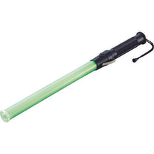 画像をギャラリービューアに読み込む, 緑十字　ＬＥＤ合図灯（緑）　ＬＥＤ６個使用　ＹＤＴ－５００　３４Φ×５４０（発光部３４０）

