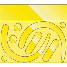画像をギャラリービューアに読み込む, ユニット　フックステッカー　（蛍光反射　黄）
