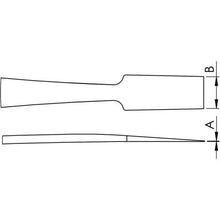 Tải hình ảnh vào trình xem thư viện, nhíp thép không gỉ kháng axit idealtek loại đầu phẳng 120mm có tay cầm răng cưa
