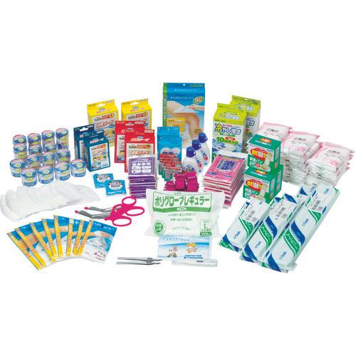 sanwa disaster prevention first aid kit set for 50 people