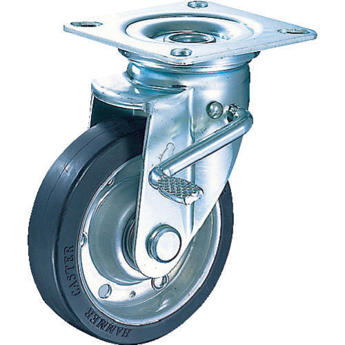 ハンマー　特殊ゴム車　Ｊシリーズ　自在　ＳＰ付　１５０ｍｍ