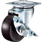 ハンマー　旋回式ゴム車輪　６５ｍｍ　ストッパー付