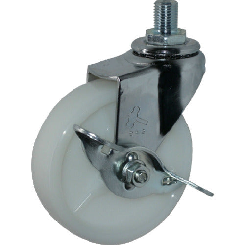 ล้อไนล่อนหมุนแบบขัน HAMMER CASTER ในค้อน 65 มม. UNF1/2 พร้อมสต๊อปเปอร์